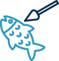 Spearfishing Vector Icon Design