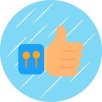 Thumbs Up Vector Icon Design