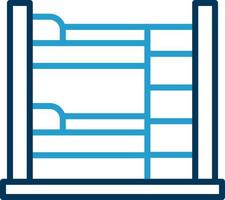 Bunk Bed Vector Icon Design