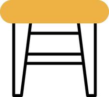 Stool Vector Icon Design