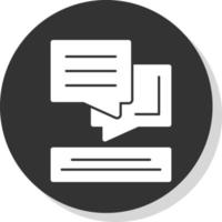 Dialog Vector Icon Design
