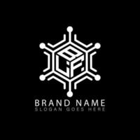 BLF creative technology monogram initials letter logo concept. AOE Unique modern flat abstract vector polygon shape letter logo.