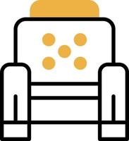 diseño de icono de vector de sillón