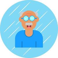 Old Man Vector Icon Design