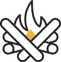 Bonfire Vector Icon Design