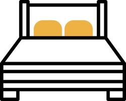 diseño de icono de vector de cama