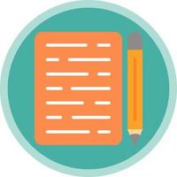 Writing Vector Icon Design