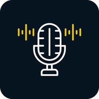 Voice Recorder Vector Icon Design