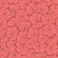 floral seamless pattern with vintage pink flowers. Good for textile prints, wallpaper, wrapping paper, stationary, scrapbooking, etc. Retro floral background. EPS 10 vector