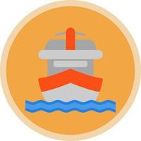 Yatch Vector Icon Design