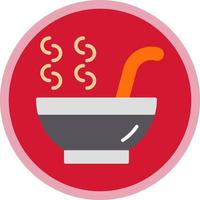 Hot Soup Vector Icon Design