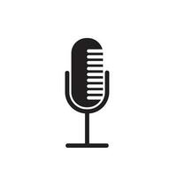 podcast flat icon design vector