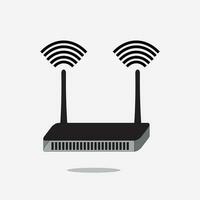 wifi router icon design vector