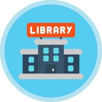 Library Vector Icon Design