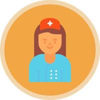 Nurse Vector Icon Design