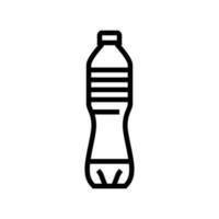 beverage water plastic bottle line icon vector illustration