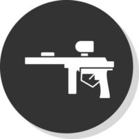 diseño de icono de vector de paintball