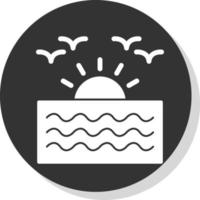 Sunrise Vector Icon Design