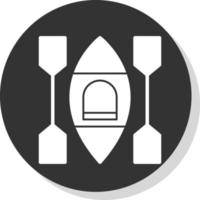 Kayak Vector Icon Design