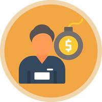Debt Vector Icon Design