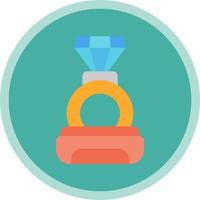 diseño de icono de vector de anillo de diamante