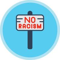 No Racism Vector Icon Design