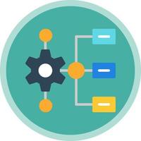 Workflow Vector Icon Design