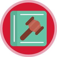 Law In Order Vector Icon Design