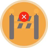 Barrier Vector Icon Design