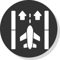 Runway Vector Icon Design