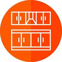 Kitchen Furniture Vector Icon Design