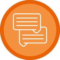 Discussion Vector Icon Design