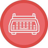 Typewriter Vector Icon Design