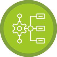 Workflow Vector Icon Design