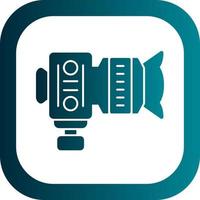 Dslr Camera Vector Icon Design