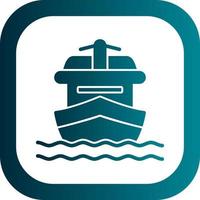 Yatch Vector Icon Design