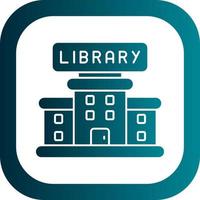 diseño de icono de vector de biblioteca