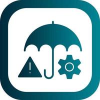 Risk Management Vector Icon Design