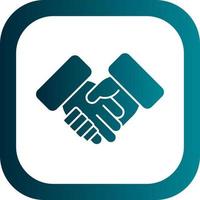 Shaking Hands Vector Icon Design