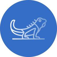 Iguana Vector Icon Design