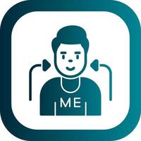 Myself Vector Icon Design