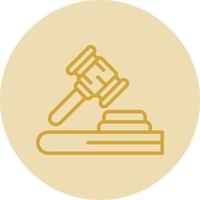 Law Vector Icon Design