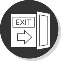 Exit Vector Icon Design