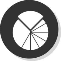 Pie Chart Vector Icon Design