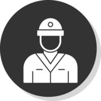 Fireman Vector Icon Design