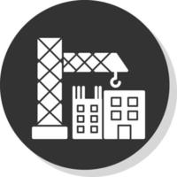 diseño de icono de vector de sitio de construcción