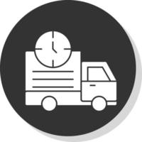 diseño de icono de vector de tiempo de entrega