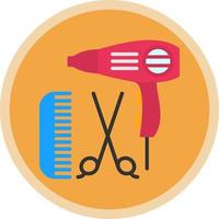 Hairdressing Vector Icon Design