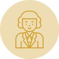 Judge Vector Icon Design