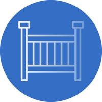 Crib Vector Icon Design